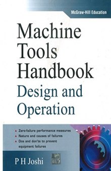 Machine Tools Handbook : Design And Operation