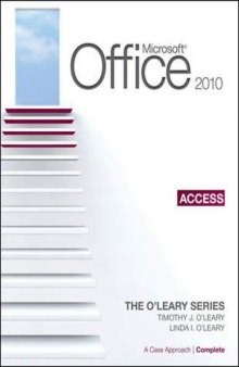 Microsoft® Access 2010: A Case Approach, Complete