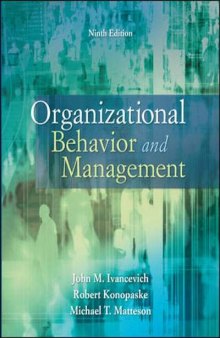 Organizational Behavior and Management