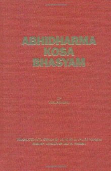 Abhidharmakośabhāṣyam of Vasubandhu Vol. 1