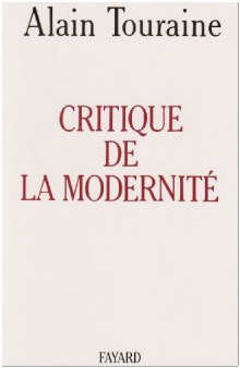 Crítica de la modernidad
