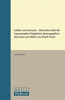 Lukian von Samosata: Alexandros oder der Lügenprophet