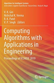 Computing Algorithms with Applications in Engineering: Proceedings of ICCAEEE 2019 (Algorithms for Intelligent Systems)