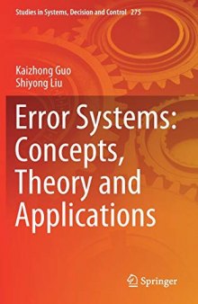 Error Systems: Concepts, Theory and Applications