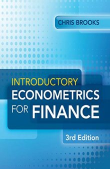 Introductory Econometrics for Finance 3rd Edition