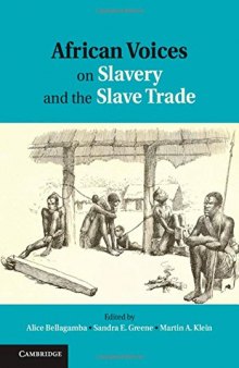 African Voices on Slavery and the Slave Trade: Essays on Sources and Methods