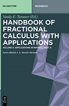 Handbook of Fractional Calculus with Applications: Applications in Physics, Part A (De Gruyter Reference)