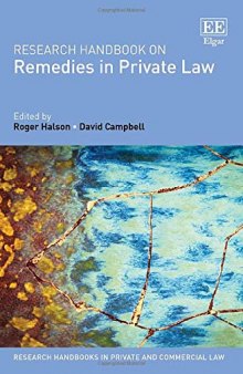 Research Handbook on Remedies in Private Law