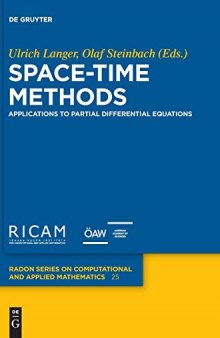 Space-time Methods: Applications to Partial Differential Equations