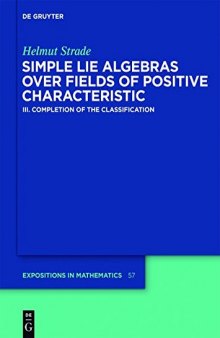 Simple Lie Algebras over Fields of Positive Characteristic III. Completion of the Classification