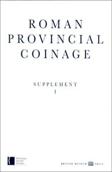 Roman Provincial Coinage: Supplement 1.