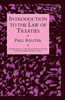 Introduction to the Law of Treaties