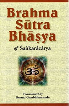 Brahma Sutra Bhasya Of Sankaracharya
