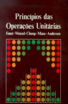 Princípios das Operações Unitárias (Em Portuguese do Brasil)