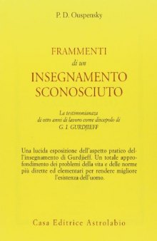 Frammenti di un insegnamento sconosciuto