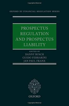 Prospectus Regulation and Prospectus Liability (Oxford EU Financial Regulation)