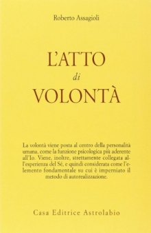 L'atto di volontà