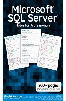 Microsoft SQL Server: Notes For Professionals