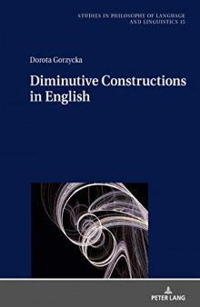 Deminutive Constructions in English