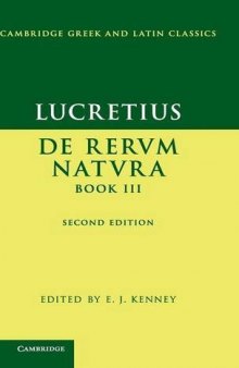 Lucretius: De rerum natura Book III