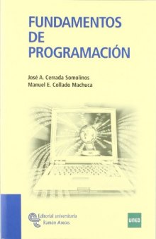 Fundamentos de programación (Manuales) (Spanish Edition)