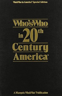 Who's Who in 20th Century America
