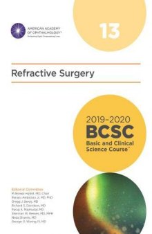 2019-2020 BCSC (Basic and Clinical Science Course), Section 13: Refractive Surgery