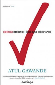 Checklist Manifesto - İşler Nasıl Doğru Yapılır