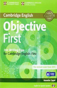 Objective First for Spanish Speakers 100 Writing Tips 4th Edition