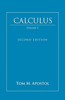 Calculus, Volume 1, 2nd Edition (PROPER)