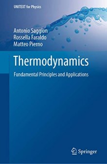 Thermodynamics ; Fundamental Principles and Applications (UNITEXT for Physics)