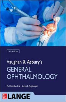 Vaughan & Asbury's General Ophthalmology, 19th Edition