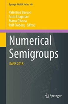 Numerical Semigroups: IMNS 2018 (Springer INdAM Series (40))