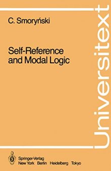 Self-Reference and Modal Logic (Universitext)