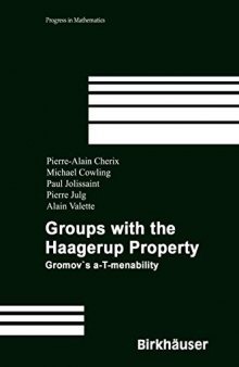 Groups with the Haagerup Property: Gromov’s a-T-menability (Progress in Mathematics)