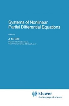 Systems of Nonlinear Partial Differential Equations (Nato Science Series C:)