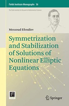 Symmetrization and Stabilization of Solutions of Nonlinear Elliptic Equations (Fields Institute Monographs)