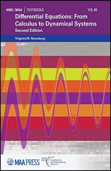 Differential Equations: From Calculus to Dynamical Systems: Second Edition (AMS/MAA Textbooks)