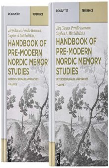 Handbook of Pre-Modern Nordic Memory Studies: Interdisciplinary Approaches