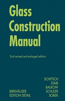 Glass Construction Manual (Construction Manuals (englisch))
