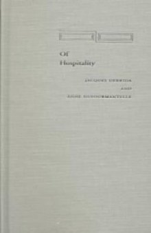 Of Hospitality (Cultural Memory in the Present)