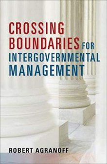 Crossing Boundaries for Intergovernmental Management