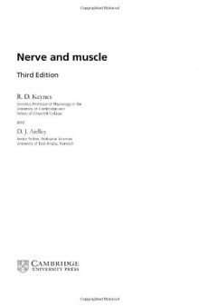 Nerve and Muscle (Studies in Biology)