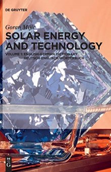 Solar Energy And Technology: English-German Dictionary