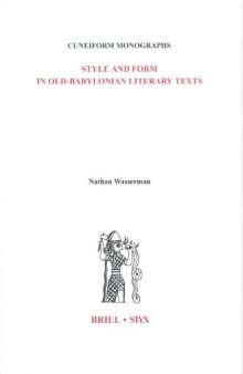 Style and Form in Old-Babylonian Literary Texts