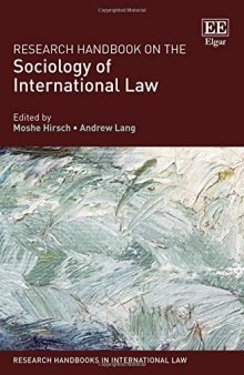 Research Handbook on the Sociology of International Law