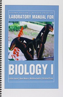 Laboratory Manual for Biology I