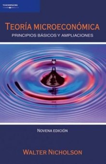 Teoría microeconómica: principios básicos y ampliaciones