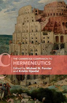 The Cambridge Companion To Hermeneutics