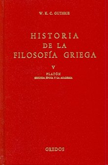 Historia de la filosofía griega V